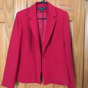 Red blazer. Like new.